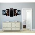 5-PIECE CANVAS PRINT FAITH IN JESUS - PICTURES OF ANGELS - PICTURES