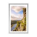 POSTER MIT PASSEPARTOUT BLICK AUF DIE ELBE - NATUR - POSTER