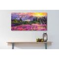 CANVAS PRINT COLORFUL LANDSCAPE OIL PAINTING - PICTURES OF NATURE AND LANDSCAPE - PICTURES