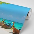 PAPIER PEINT AUTOCOLLANT PLAGE DE SABLE SUR BAMBOO ISLAND - PAPIERS PEINTS AUTOCOLLANTS - PAPIER PEINT