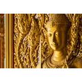 CANVAS PRINT BUDDHA STATUE IN A TEMPLE - PICTURES FENG SHUI{% if product.category.pathNames[0] != product.category.name %} - PICTURES{% endif %}
