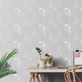 SELF ADHESIVE WALLPAPER MAGICAL LEAVES IN GRAY VERSION - SELF-ADHESIVE WALLPAPERS - WALLPAPERS