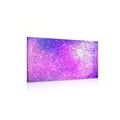 CANVAS PRINT INDIAN MANDALA WITH A GALACTIC BACKGROUND - PICTURES FENG SHUI - PICTURES