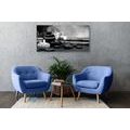 CANVAS PRINT FENG SHUI STILL LIFE IN BLACK AND WHITE - BLACK AND WHITE PICTURES - PICTURES