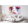 CANVAS PRINT FASHIONABLE WOMAN - PICTURES OF PEOPLE - PICTURES