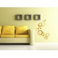 DECORATIVE WALL STICKERS ORANGE CIRCLES - STICKERS