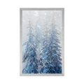 POSTER SNOWY LANDSCAPE - NATURE - POSTERS