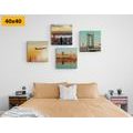 CANVAS PRINT SET TRAVEL TO THE CITY OF NEW YORK - SET OF PICTURES - PICTURES