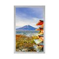 POSTER BLICK AUF CHUREITO PAGODA UND DEN BERG FUJI - NATUR{% if product.category.pathNames[0] != product.category.name %} - GERAHMTE POSTER{% endif %}