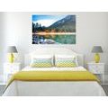 CANVAS PRINT A LAKE IN BEAUTIFUL NATURE - PICTURES OF NATURE AND LANDSCAPE - PICTURES