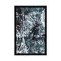 POSTER DANDELION WITH ABSTRACT ELEMENTS - FLOWERS - POSTERS