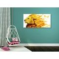 CANVAS PRINT FIERY LION - PICTURES OF ANIMALS - PICTURES