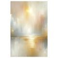 OBRAZ JEMNÁ ZLATÁ ABSTRAKCE KRAJINY - ABSTRAKTNÍ OBRAZY - OBRAZY
