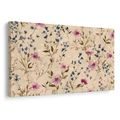 WANDBILD ZARTE BLUMEN-AQUARELLE - BILDER BLUMEN - BILDER