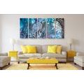 5-PIECE CANVAS PRINT WATERCOLOR ABSTRACTION - ABSTRACT PICTURES - PICTURES