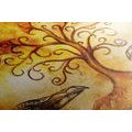 CANVAS PRINT TREE OF LIFE WITH RAVENS - PICTURES FENG SHUI - PICTURES