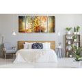5-PIECE CANVAS PRINT TREE WITH A FLOWER OF LIFE - PICTURES FENG SHUI - PICTURES