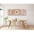 WANDBILD ABSTRAKTES ETHNISCHES MANDALA - BILDER MIT FENG SHUI-MOTIVEN - BILDER