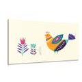 CANVAS PRINT HEN WITH A FOLKLORE TOUCH - STILL LIFE PICTURES{% if product.category.pathNames[0] != product.category.name %} - PICTURES{% endif %}