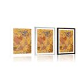 POSTER – ASTRAZIONE NELLO STILE DI G. KLIMT - ASTRATTO E MODELLATO - POSTER