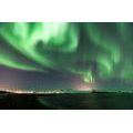 SELF ADHESIVE WALL MURAL UNUSUAL GREEN NORTHERN LIGHTS - SELF-ADHESIVE WALLPAPERS - WALLPAPERS