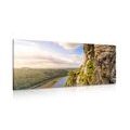 CANVAS PRINT VIEW OF THE RIVER ELBE - PICTURES OF NATURE AND LANDSCAPE - PICTURES