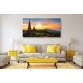 CANVAS PRINT MORNING SUNRISE OVER THAILAND - PICTURES OF NATURE AND LANDSCAPE - PICTURES