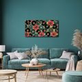 WANDBILD BUNTE SCHALLPLATTEN - MUSIKBILDER - BILDER