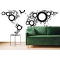 SELF ADHESIVE WALLPAPER WORLD MAP CONSISTING OF CIRCLES - SELF-ADHESIVE WALLPAPERS - WALLPAPERS