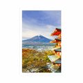 PLAGÁT VÝHĽAD NA CHUREITO PAGODA A HORU FUJI - PRÍRODA - PLAGÁTY