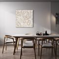 TABLEAU SUR TOILE – PAPILLONS PASTEL PARMI LES FEUILLES - TABLEAUX PAPILLONS - TABLEAUX