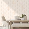 SELBSTKLEBENDE TAPETE BEIGE ART-DÉCO-GEOMETRIE - GEMUSTERTE TAPETEN - TAPETEN
