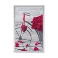 POSTER BICYCLE FULL OF ROSES - VASES - POSTERS