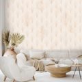 SELBSTKLEBENDE TAPETE BEIGE ART-DÉCO-GEOMETRIE - GEMUSTERTE TAPETEN - TAPETEN