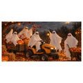QUADRO SU TELA – FESTA DI FANTASMI PER HALLOWEEN - QUADRI HALLOWEEN E HORROR - STAMPE E QUADRI