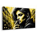 WANDBILD STADTPORTRÄT EINER FRAU - WANDBILDER FRAUEN - BILDER