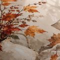 QUADRO SU TELA – CALDA COMPOSIZIONE AUTUNNALE CON LIBRI - QUADRI DI NATURE MORTE - STAMPE E QUADRI