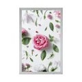 POSTER DELICATE FLORAL STILL LIFE - FLOWERS - POSTERS