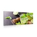 WANDBILD KÖSTLICHER MOJITO - BILDER VON ESSEN UND GETRÄNKEN - BILDER