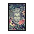 POSTER BUDDHA ON AN EXOTIC BACKGROUND - FENG SHUI - POSTERS