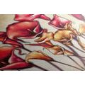 CANVAS PRINT RED CALLA FLOWERS - ABSTRACT PICTURES - PICTURES