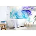 SELF ADHESIVE WALLPAPER BLUE-PURPLE ABSTRACT ART - SELF-ADHESIVE WALLPAPERS - WALLPAPERS