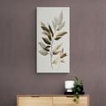 CANVAS PRINT LUXURIOUS LEAVES WITH A TOUCH OF MINIMALISM - PICTURES OF TREES AND LEAVES - PICTURES