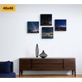 CANVAS PRINT SET MYSTERIOUS NATURE AT NIGHT - SET OF PICTURES - PICTURES