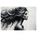OBRAZ TAJEMNÁ ŽENSKÁ SILUETA - OBRAZY ŽENY - OBRAZY