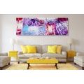 CANVAS PRINT PURPLE TEXTURE - ABSTRACT PICTURES - PICTURES