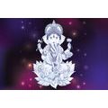 CANVAS PRINT BUDDHIST GANESHA - PICTURES FENG SHUI - PICTURES