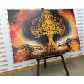 WANDBILD RABEN UND BAUM DES LEBENS - BILDER MIT FENG SHUI-MOTIVEN - BILDER