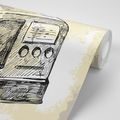 SELF ADHESIVE WALLPAPER RETRO RADIO - SELF-ADHESIVE WALLPAPERS - WALLPAPERS