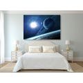 CANVAS PRINT PLANET IN SPACE - PICTURES OF SPACE AND STARS - PICTURES